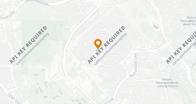 Map showing Tanglin (Bukit Damansara)