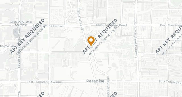 Map showing Ferraro's Ristorante Las Vegas