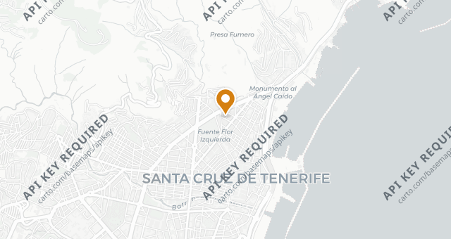 Map showing Etéreo by Pedro Nel