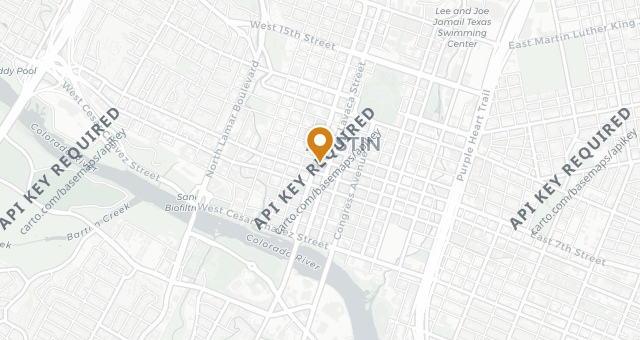 Map showing BOA Steakhouse