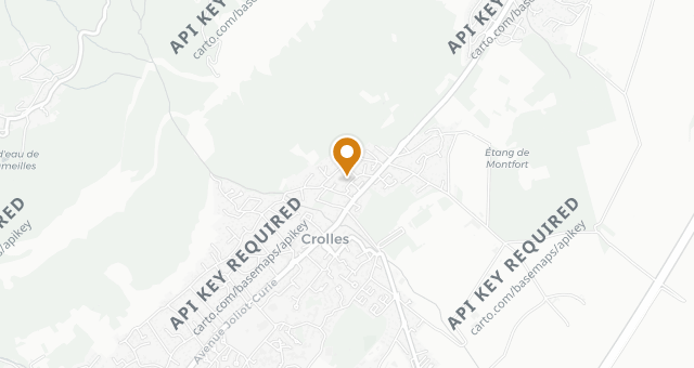 Map showing La Maison Haute