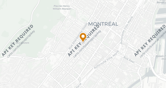 Map showing Marcus Restaurant + Terrace