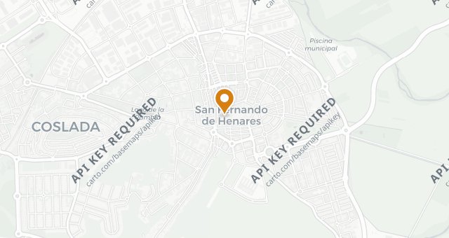 Map showing Fernando's