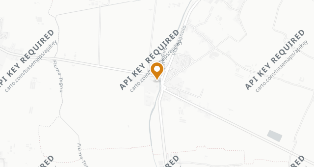 Map showing Osteria del Guà