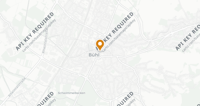 Map showing #heimat im Badischen Hof