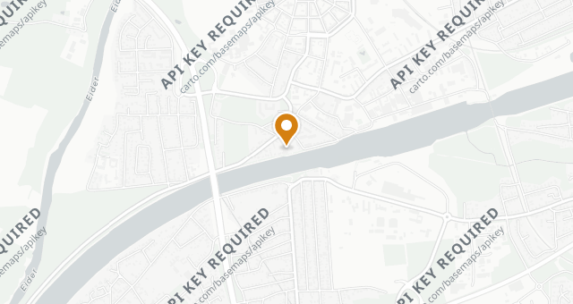 Map showing Restaurant Drei