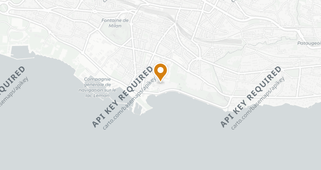 Map showing Hôtel Beau-Rivage Palace