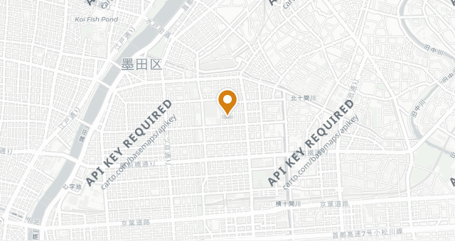 Map showing KOKYU