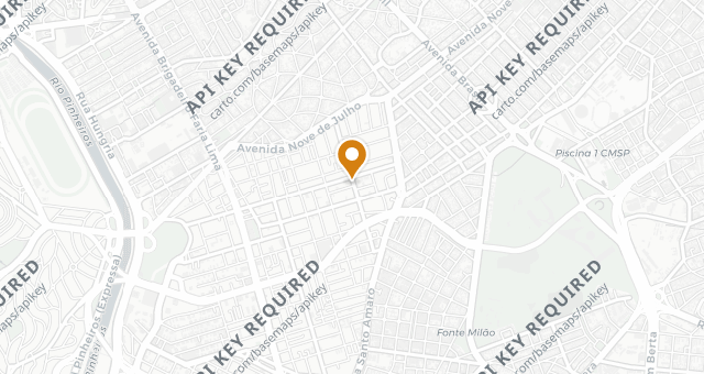 Map showing Chez Claude São Paulo