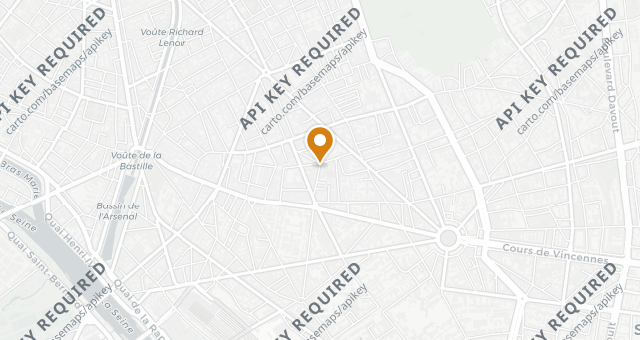 Map showing Bistrot Paul Bert