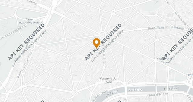 Map showing L'Oiseau Blanc
