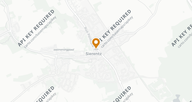 Map showing Auberge Saint-Laurent