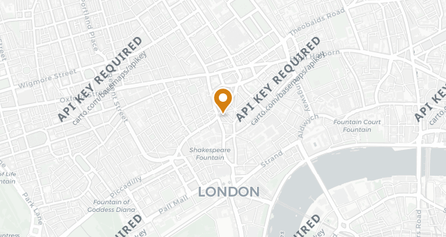 Map showing L'Atelier de Joël Robuchon