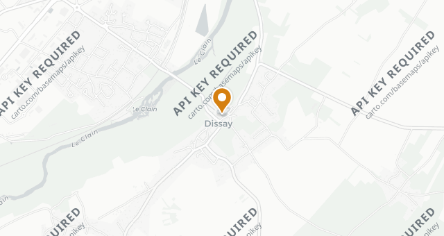 Map showing Ô Dissay