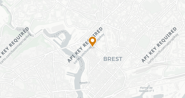 Map showing La Tentation des Mets