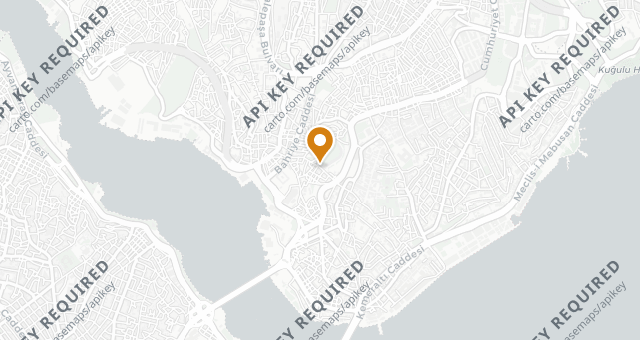 Map showing Kubbeli Lounge/Pera Palace Hotel