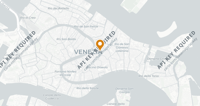 Map showing Alle Corone