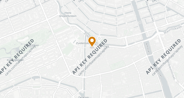 Map showing Café Caron