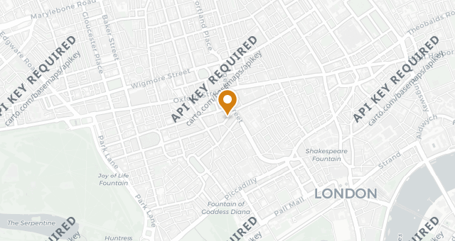 Map showing Bombay Bustle