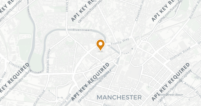 Map showing Kallos Cafe & Wine Bar