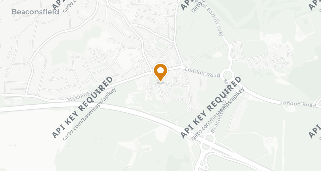 Map showing The Greyhound