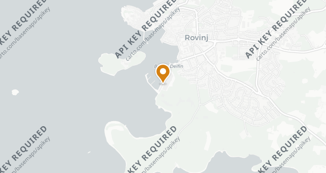 Map showing Agli Amici Rovinj