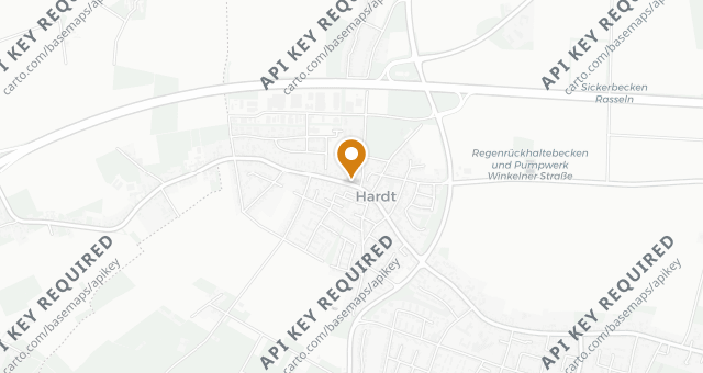 Map showing Albertz.