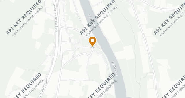 Map showing L'Auberge des Gourmets