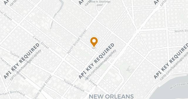 Map showing Dooky Chase