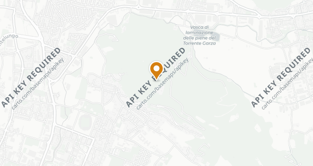 Map showing Castello Malvezzi