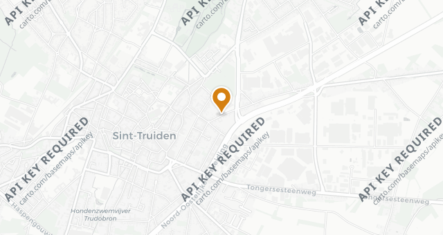 Map showing De Gebrande Winning