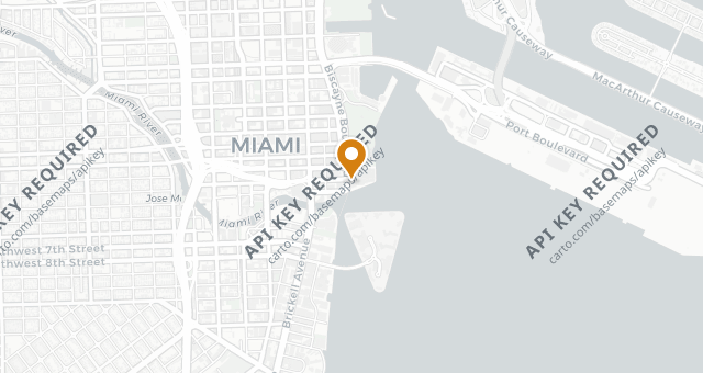 Map showing Mastro's Ocean Club