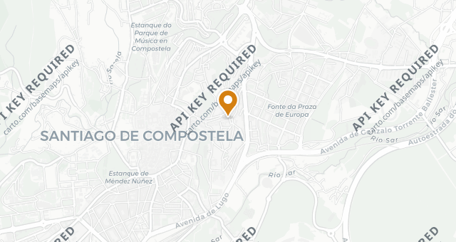 Map showing A Maceta