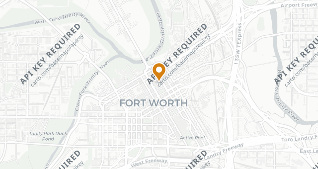 Map showing Waters Restaurant