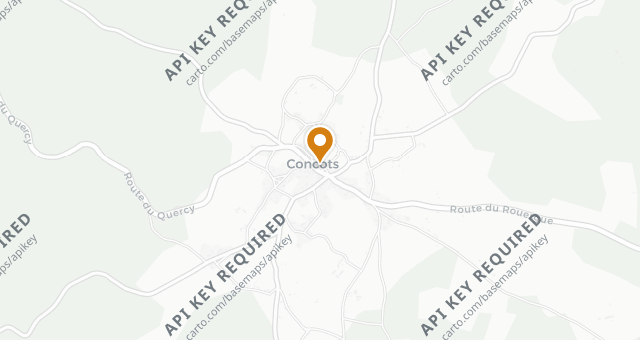 Map showing L'Esprit du Causse