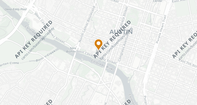 Map showing The Peacock Mediterranean Grill
