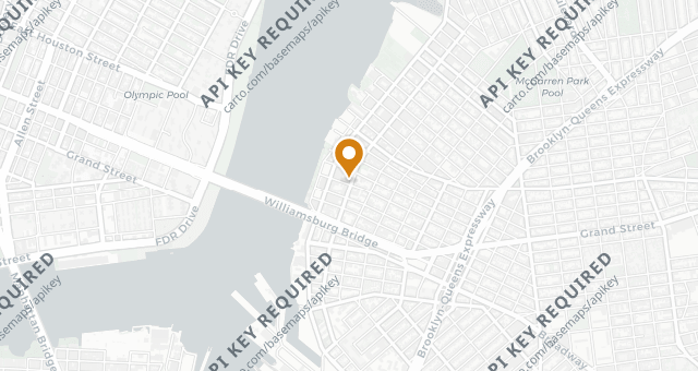 Map showing Sunday in Brooklyn