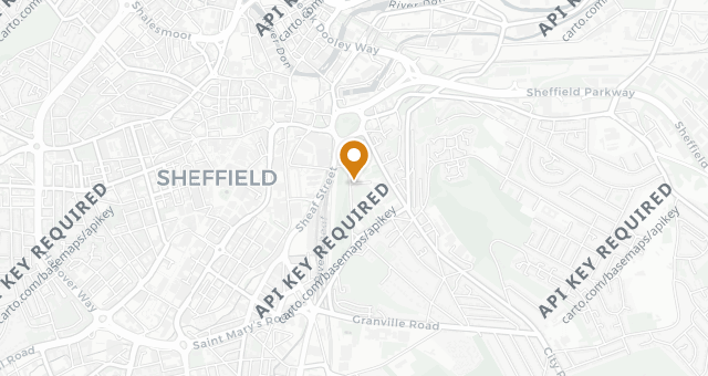 Map showing Pearl at Park Hill