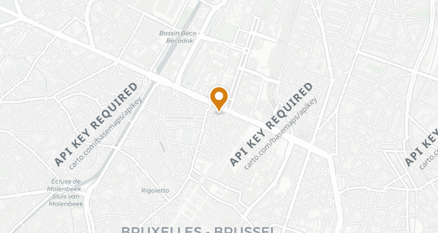 Map showing Damn Good Café