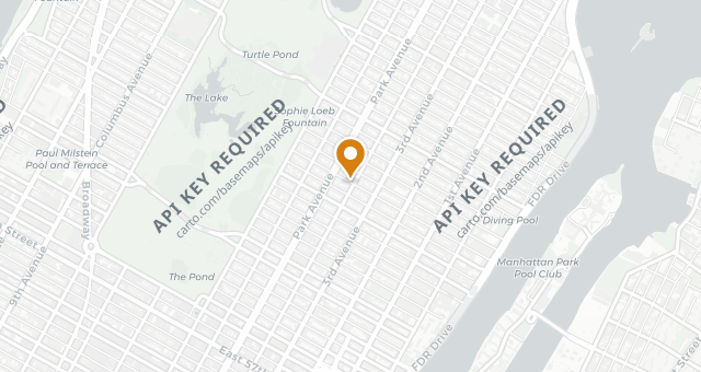 Map showing Chez Fifi