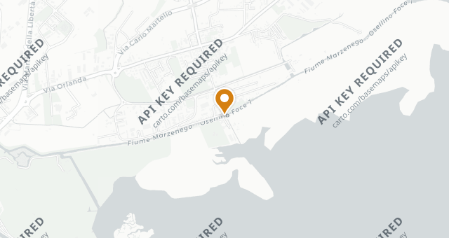 Map showing Trattoria Al Passo