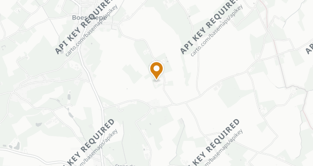 Map showing Auberge du Vert Mont