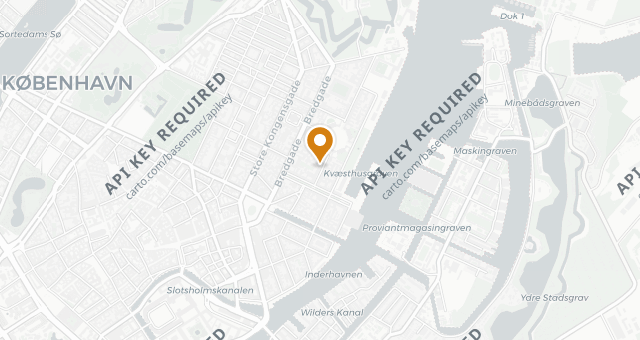 Map showing Amalie