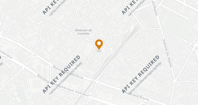 Map showing Le Grand Pan
