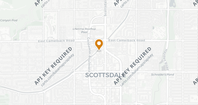 Map showing STK Scottsdale