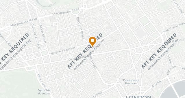 Map showing Fred Bakery
