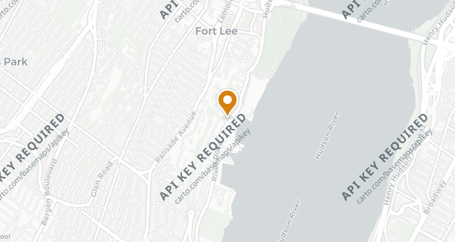 Map showing River Palm Terrace