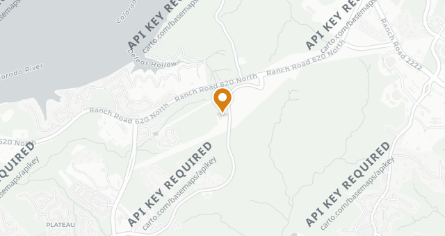 Map showing Steiner Ranch Steakhouse