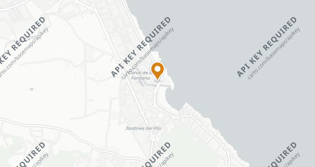 Map showing Tosca