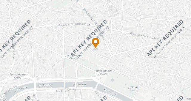 Map showing Le Grand Restaurant
